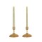 HGTV Home Collection Pre-Lit Set of 2 Heritage Flameless LED Window Candles with Remote, Natural, Battery Powered, 12 in